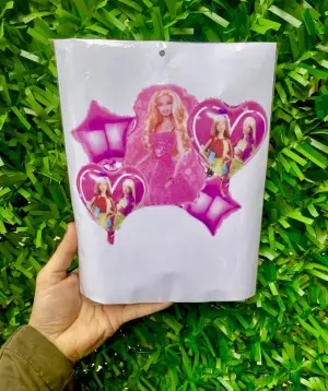 Barbie Set Folyo Balon 5 Adet 