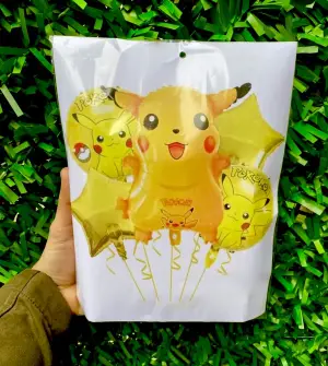 Pikachu Folyo Balon 5 Adet 