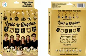 İyiki Doğdun Gold Kutu Set 30 Parça 