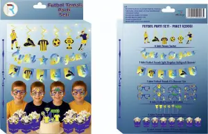 Sarı - Lacivert Kutu Set 30 Parça 