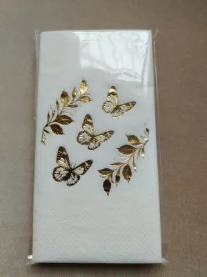 Kelebek Yaldız Peçete 12’li 5 PAKET 