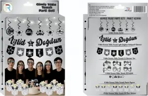 İyiki Doğdun Gümüş Kutu Set 30 Parça 