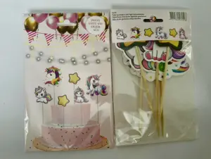 Unicorn Pasta Üstü Figür Set 10 pk.