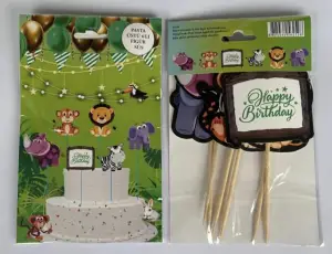 Safari Pasta Üstü Figür Set 10 Pk.