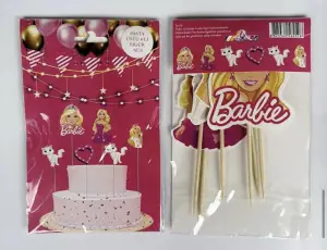 Barbie Pasta Üstü Figür Set 10 pk.