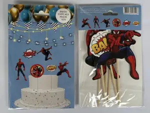 Spider Man Pasta Üstü Figür Set 10 pk.