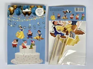 Pamuk Prenses Pasta Üstü Figür Set 10 pk.