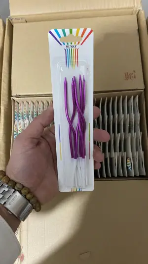 Burgulu Mum Fuşya 10 Paket 