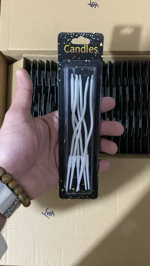 Burgulu Mum Beyaz 10 Paket 