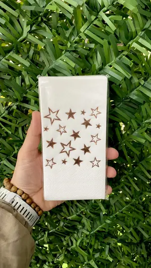 Yıldız Yaldız Peçete 12’li 20 PAKET 4 RENK 