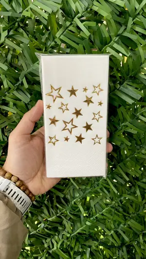 Yıldız Yaldız Peçete 12’li 20 PAKET 4 RENK 