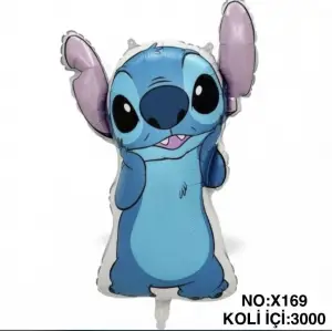 Stitch Folyo Balon Mavi 5 ADET