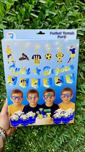 Sarı - Lacivert Kutu Set 30 Parça 