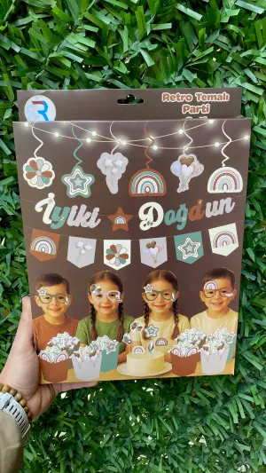 Retro Kutu Set 30 Parça 