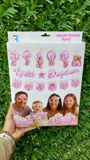 Ayıcık Pembe Kutu Set 30 Parça 