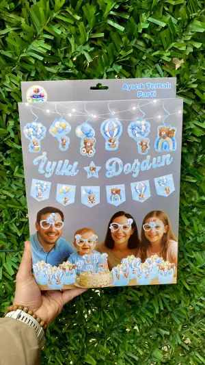 Ayıcık Mavi Kutu Set 30 Parça 