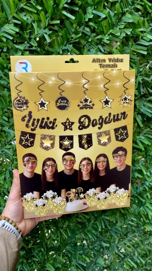 İyiki Doğdun Gold Kutu Set 30 Parça 