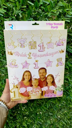 1 Yaş Pembe Kutu Set 30 Parça 
