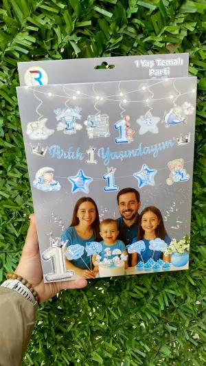 1 Yaş Mavi Kutu Set 30 Parça 