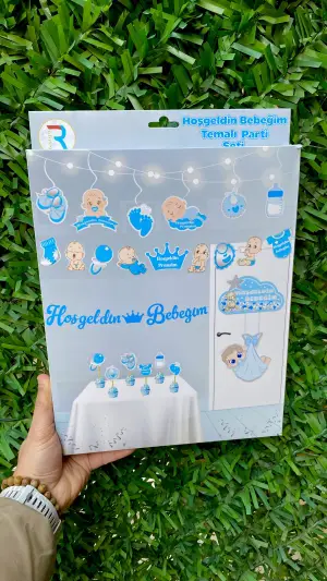 Hoşgeldin Bebeğim Mavi Kutu Set 30 Parça 
