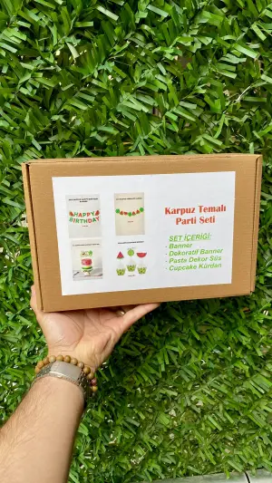 Karpuz Temalı Parti Set Kutu