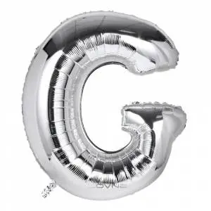 G - Harf Folyo Balon Gümüş (100 cm)