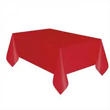 Kırmızı Masa Örtüsü 1.20*1.80 cm