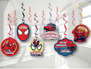 6'lı Tavan Süs Spiderman