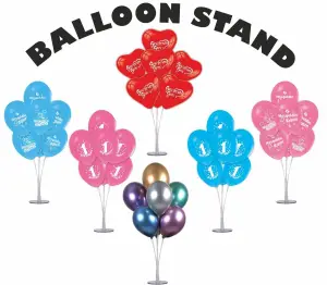Ayaklı Balon Standı 7'li (A-Kalite)