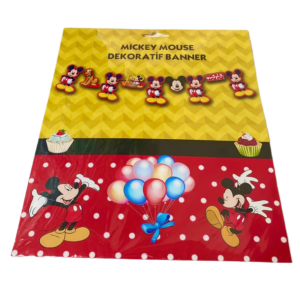 Mickey Mouse Dekoratif Banner