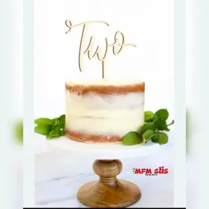 Two Ahşap Pasta Yazı