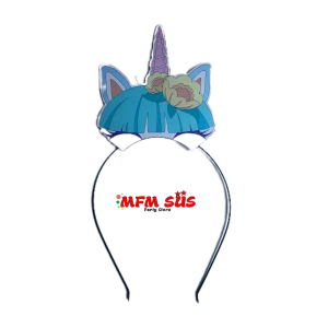 Unicorn Boynuz Metal Taç 