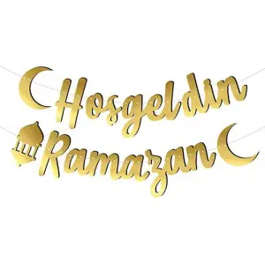 Kaligrafi Banner Hoş.Gel.Ramazan