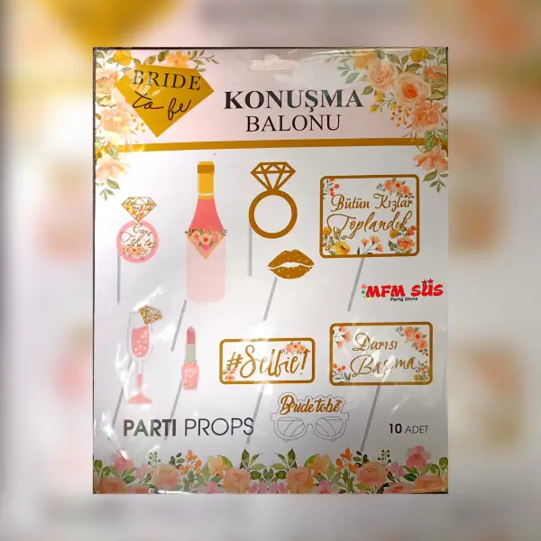 Bride Konuşma Balon 10’lu