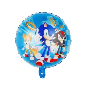 Sonic Yuvarlak Folyo Balon 